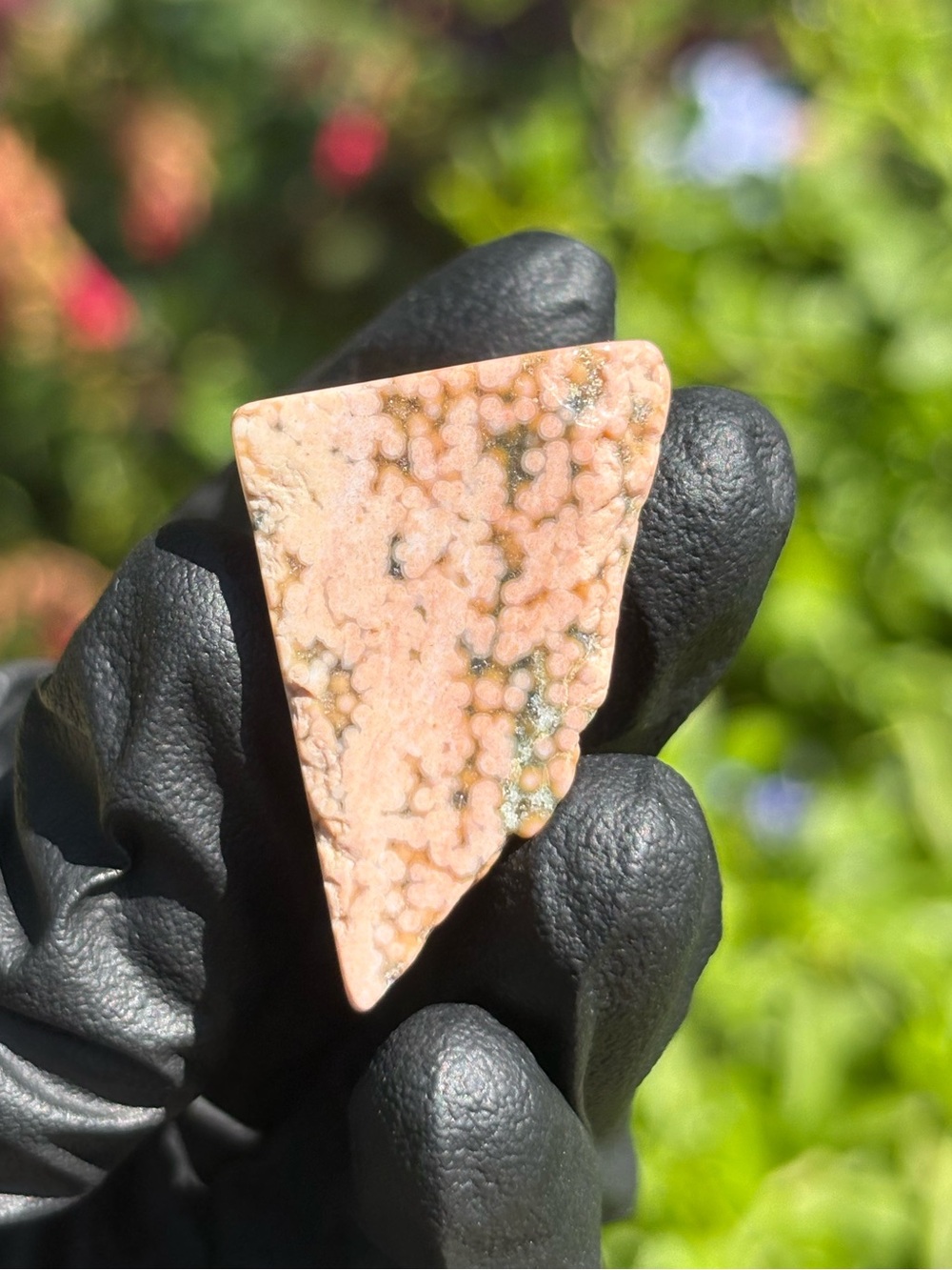 Small Ocean Jasper Crystal Freeform - Polished Sea Jasper - OBJ - Picture 4 of 10